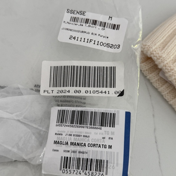 MONCLER Wool Beanie Beige Wool Warm Designer Hat Fall Winter - Picture 8 of 8